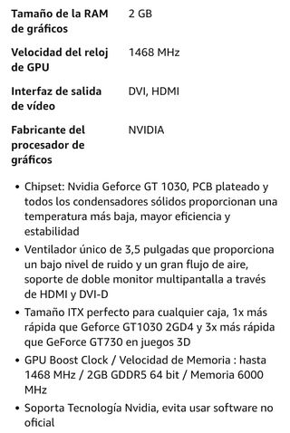 Tarjeta gráfica Nvidia