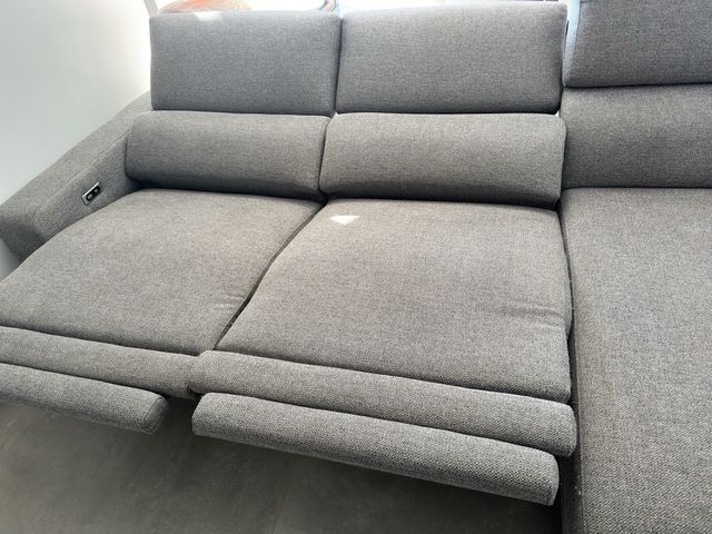 Sofa cheslong electrico