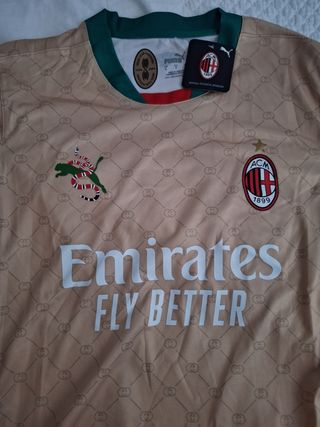 Camiseta Ac Milan X Gucci