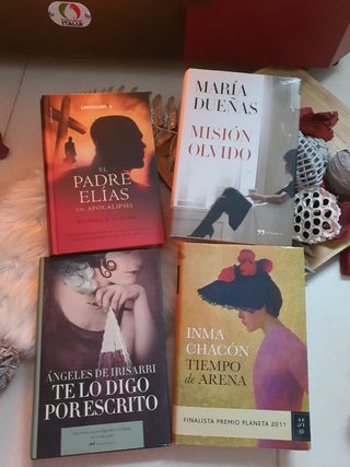 Lote 4 libros bestsellers tapa dura