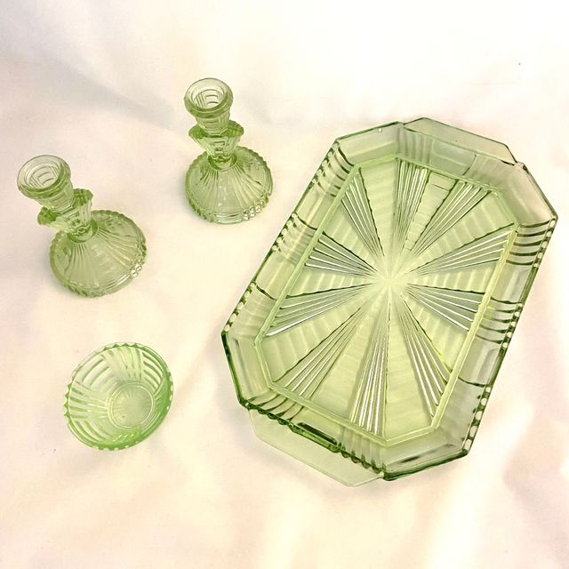 Set di cristalli Art Deco