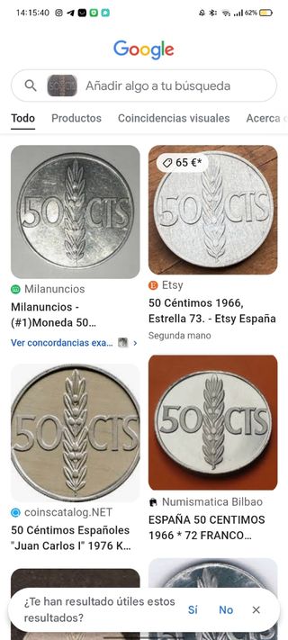 Monedas de 50 céntimos de franco
