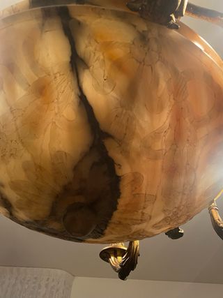 Lampadario in alabastro