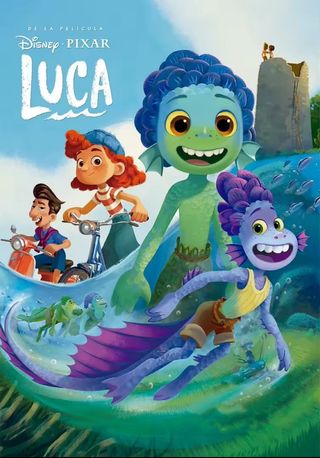 Cartel de Luca la pelicula de Pixar