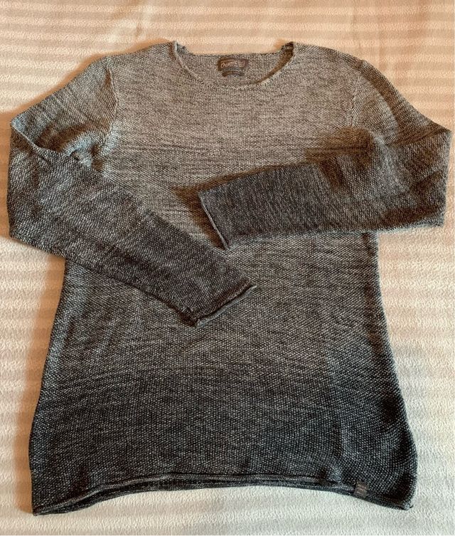 Maglia cotone grigio, Jack & Jones, taglia L.