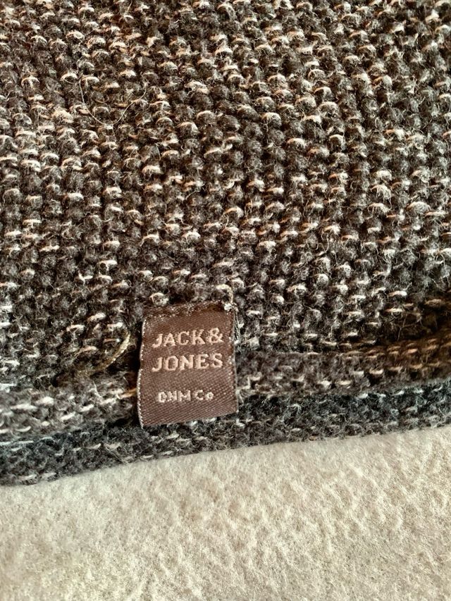 Maglia cotone grigio, Jack & Jones, taglia L.