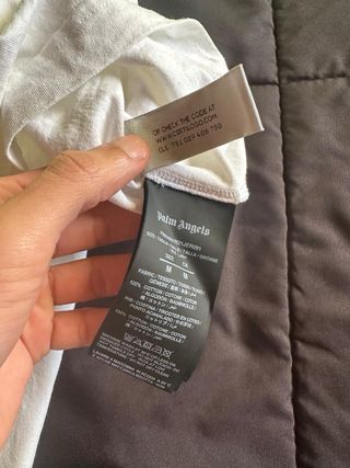 T-shirt Palm angels white bear tee