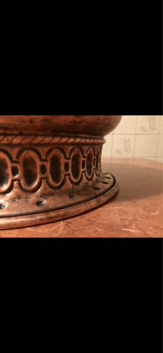 ANTICO VASO GRANDE IN RAME XX SECOLO