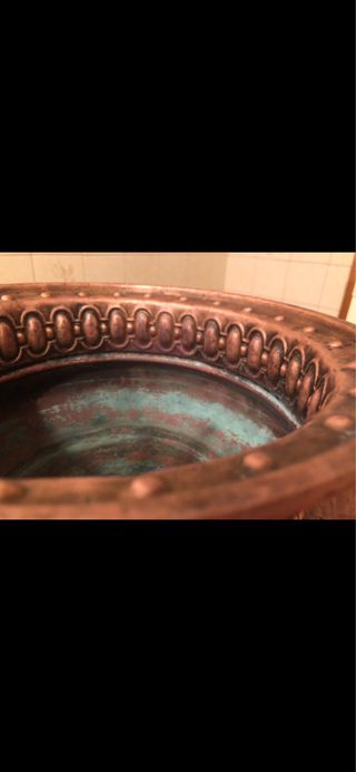 ANTICO VASO GRANDE IN RAME XX SECOLO