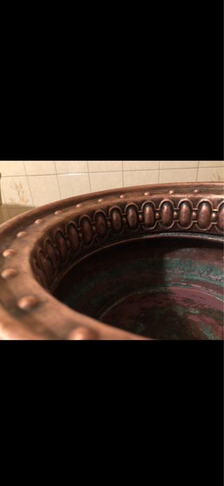 ANTICO VASO GRANDE IN RAME XX SECOLO