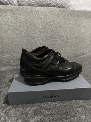 Hogan Interactive vera pelle nere 38.5