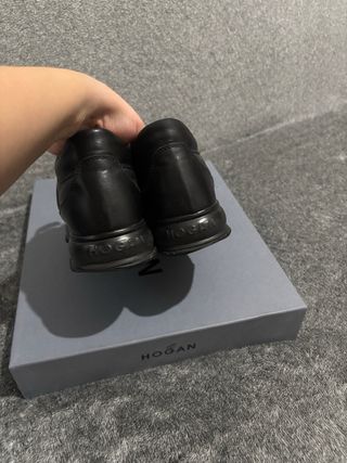 Hogan Interactive vera pelle nere 38.5