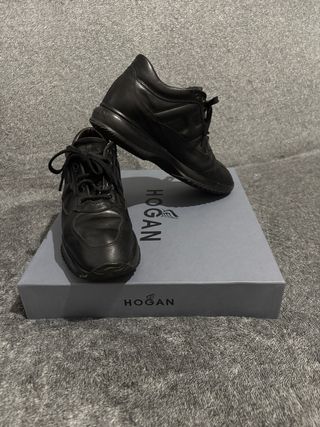 Hogan Interactive vera pelle nere 38.5