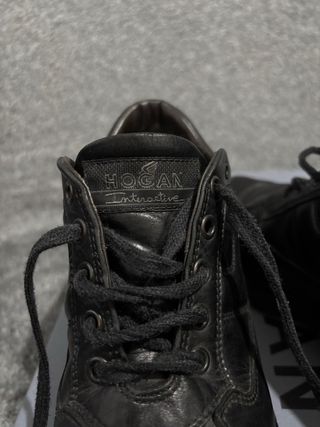 Hogan Interactive vera pelle nere 38.5