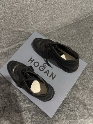 Hogan Interactive vera pelle nere 38.5