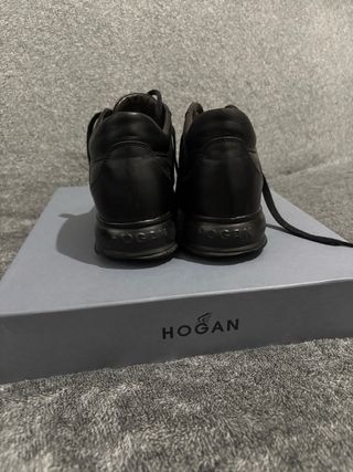 Hogan Interactive vera pelle nere 38.5