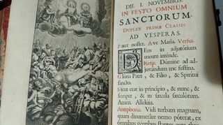 Officium in festo omnium sanctorum de 1720