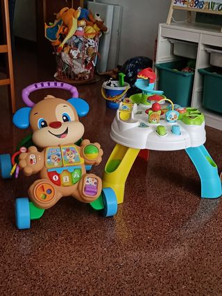 Andador +mesa de juegos para niñ@