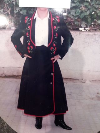 Traje calañes flamenca cordobés de mujer