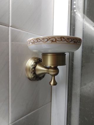 Suporte saboneteira em cerâmica