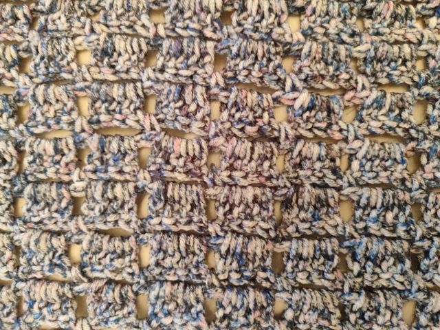 Chaleco de ganchillo hecho a mano