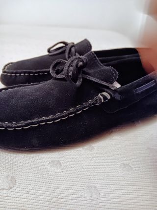 NUEVOS, MOCASINES PIEL SERRAJE AZUL MARI