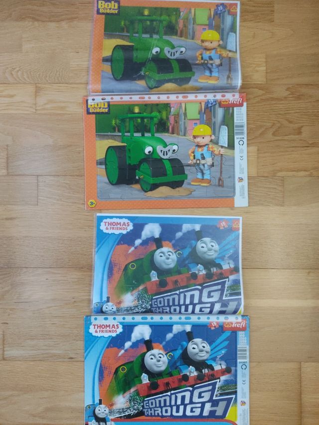 Puzzles:Bob constructor/Thomas&Friends 