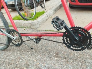 Tándem bicicleta