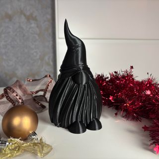 Gnomo di Natale Decorativo - Colore Nero