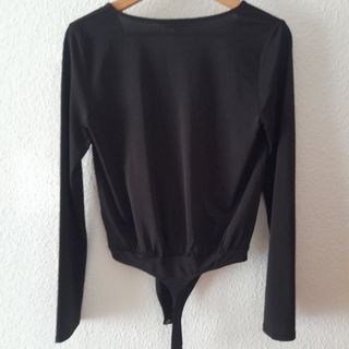 Blusa body manga larga xs
