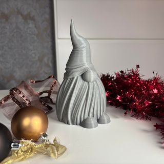 Gnomo di Natale Decorativo - Colore Grigio