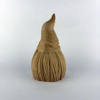 Gnomo di Natale Decorativo - Effetto Legno