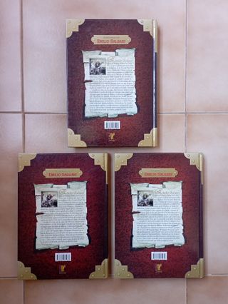 🏴‍☠️ Pirata SANDOKÁN 🎁3 libros Emilio Salgari