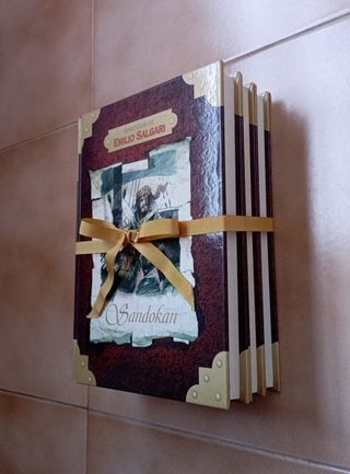 🏴‍☠️ Pirata SANDOKÁN 🎁3 libros Emilio Salgari