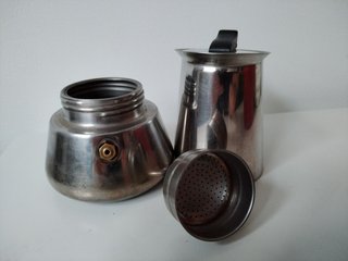 Cafetera Acero Inox Orbegozo 2 cafes