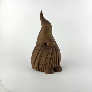 Gnomo di Natale Decorativo - Effetto Legno Scuro