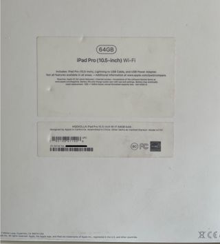 iPad PRO 10.5 A1701 bateria al 86 porciento