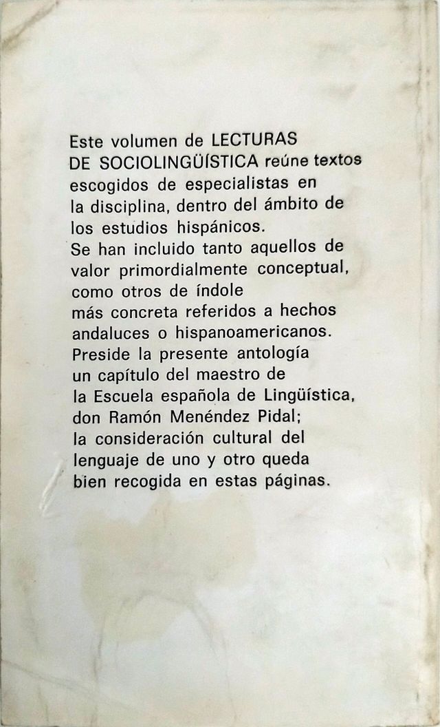 Lecturas de sociolingüística (Colección Edaf universitaria ; 14) (Spanish Edition)