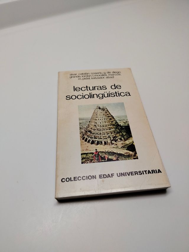 Lecturas de sociolingüística (Colección Edaf universitaria ; 14) (Spanish Edition)