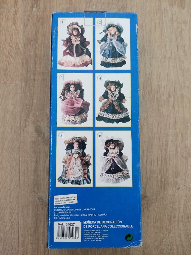 Muñeca de porcelana colección Victoriana