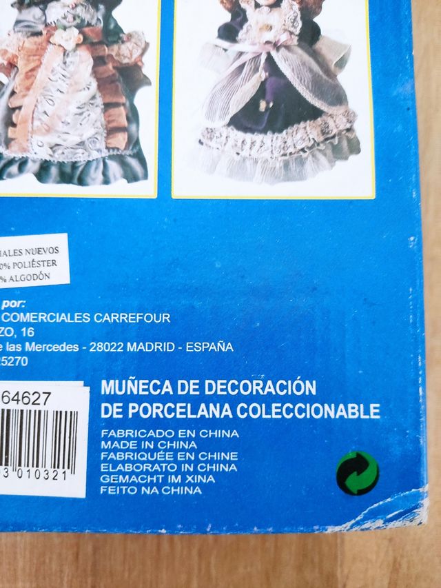 Muñeca de porcelana colección Victoriana