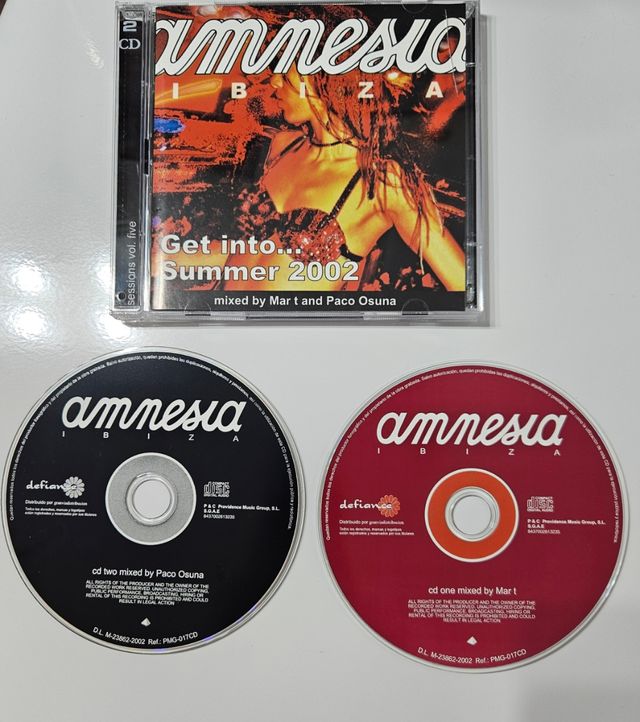 Cd AMNESIA año 2002 ,nuevo