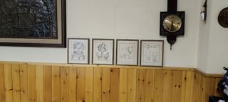 4 Quadri illustrazioni anatomia Umana 