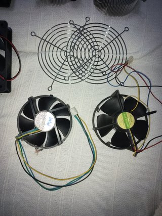 Ventiladores ordenador y varias cosas