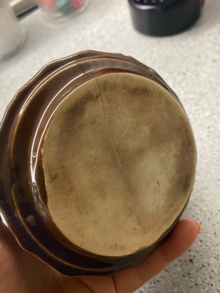 Vintage, teiera in ceramica originale anni 60