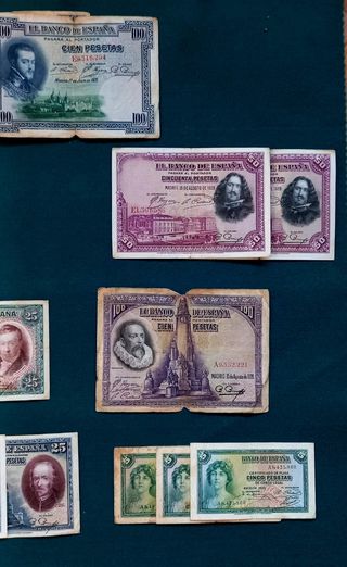 Billetes antiguos