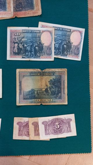 Billetes antiguos