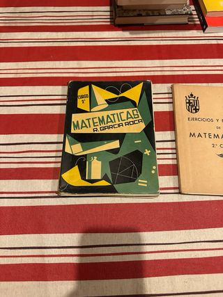 Matemáticas 2o bachillerato 1958