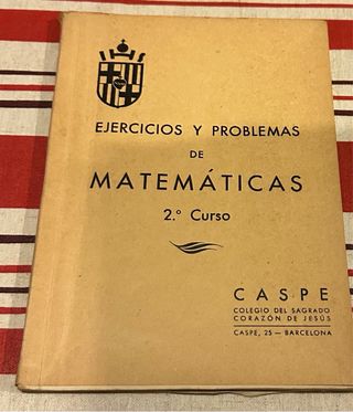 Matemáticas 2o bachillerato 1958