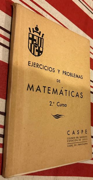 Matemáticas 2o bachillerato 1958